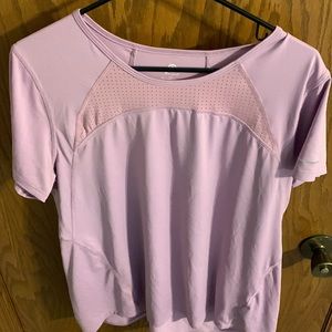 Womens XXL C9 by champion short sleeve light purple tee with mesh detail